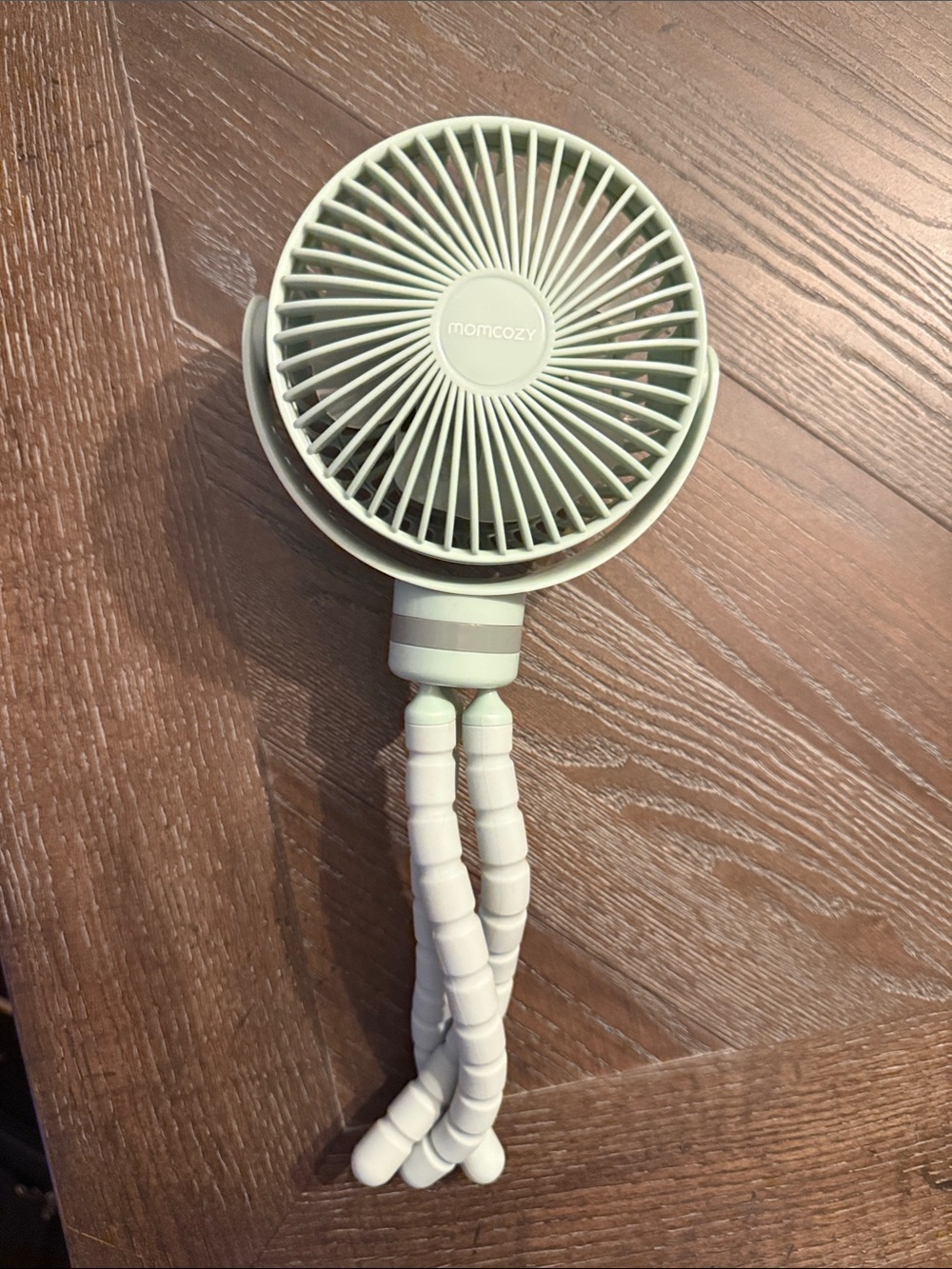 momcozy Mint Clip-On Flexible-Leg Fan for Personal Use